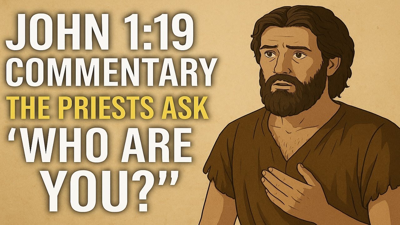 John 1:19 Commentary: The Priests Ask John, ‘Who Are You?’