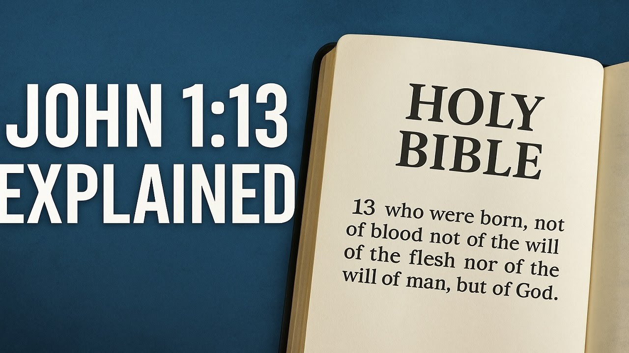 John 1:13 Explained: What it Means to be ‘Born of God’