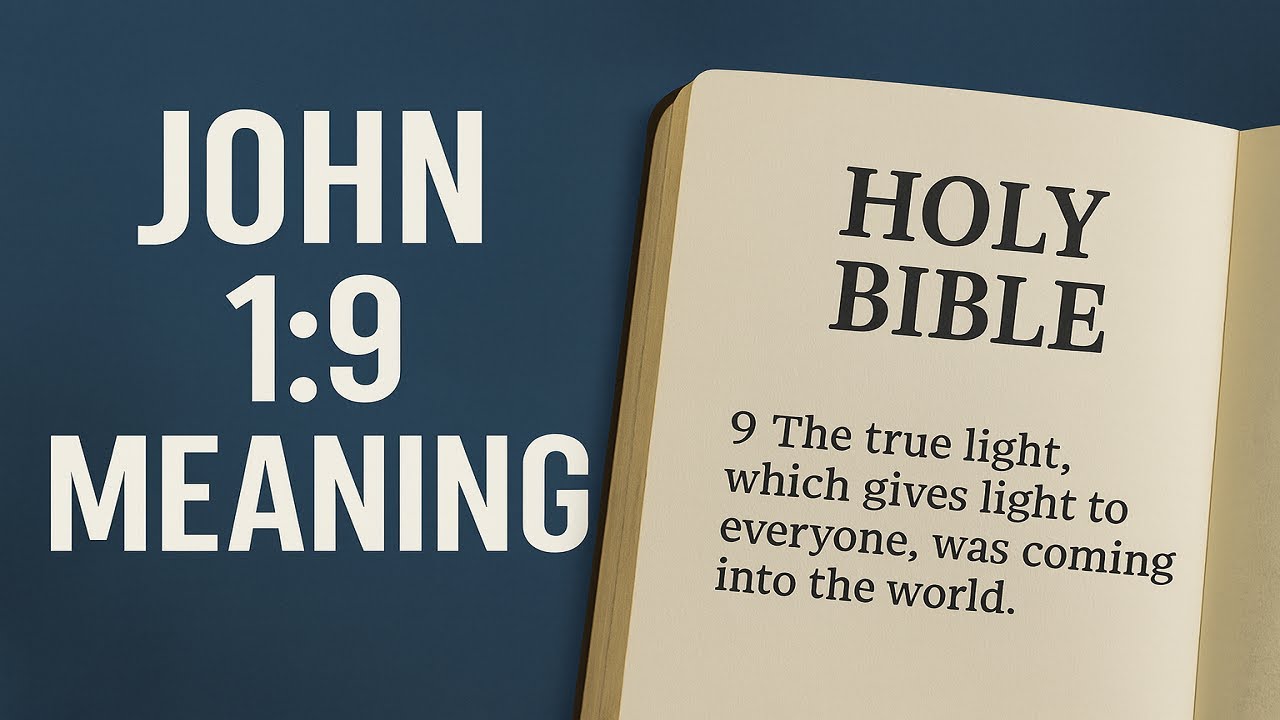 John 1:9 Meaning: The True Light That Gives Light to All