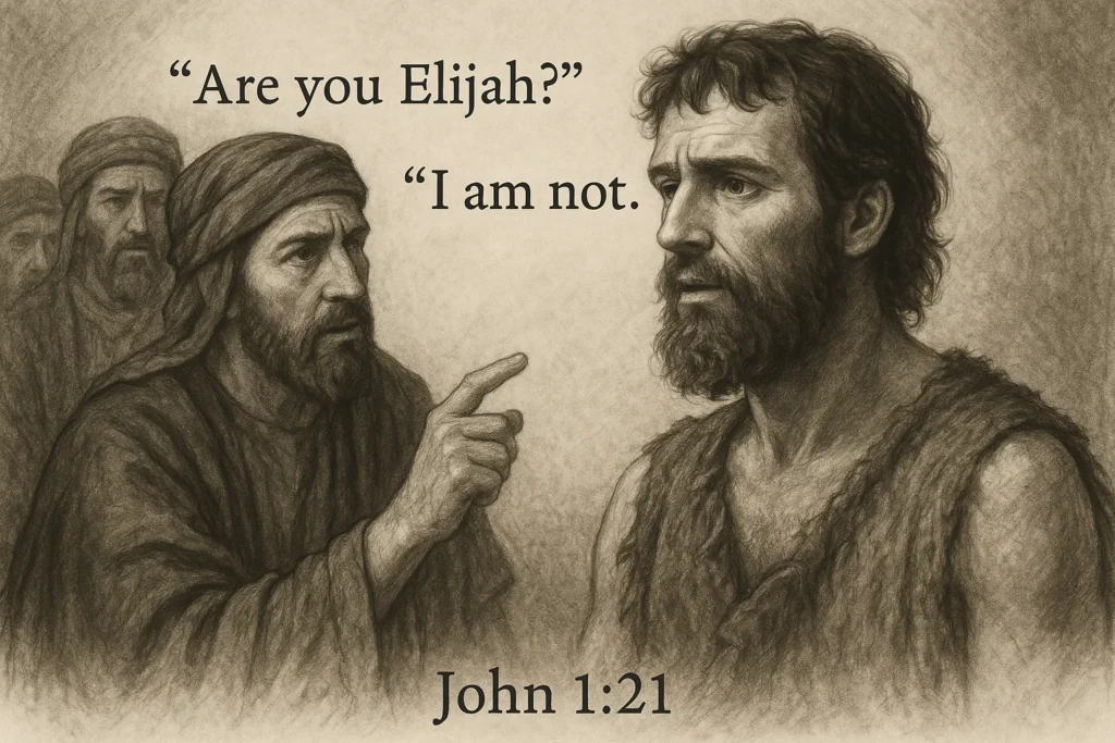 John 1:21 Meaning: Are You Elijah? John the Baptist Answers John 1-21 Meaning Are You Elijah John the Baptist Answers
