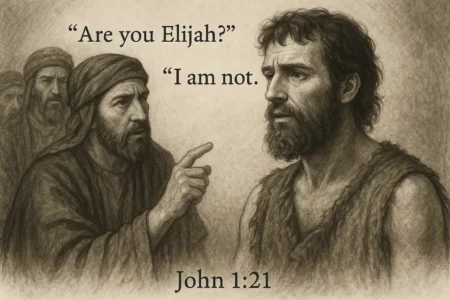 John 1:21 Meaning: Are You Elijah? John the Baptist Answers John 1-21 Meaning Are You Elijah John the Baptist Answers