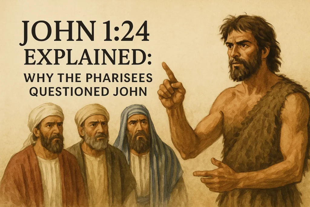 John 1-24 Explained Why the Pharisees Questioned John - Gospel of John: Discovering the Way, the Truth, and the Life John 1-24 Explained Why the Pharisees Questioned John