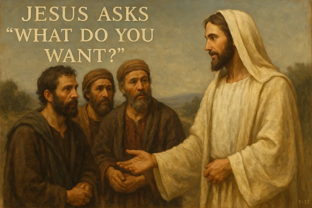 John 1:38 Meaning: Jesus Asks ‘What Do You Want?’ John 1-38 Jesus Asks What Do You Want