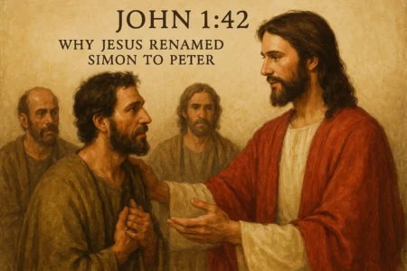 John 1:42 Explained: Why Jesus Renamed Simon to Peter John 1-42 Why Jesus Renamed Simon to Peter