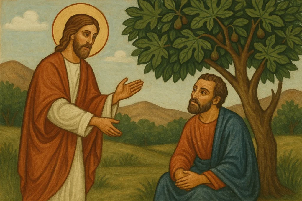 John 1:48 Meaning: Jesus Saw Nathanael Under the Fig Tree John 1-48 Jesus Saw Nathanael Under the Fig Tree