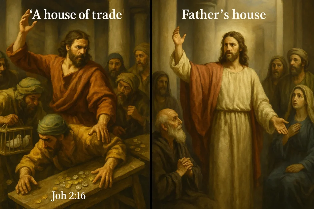 John 2-16 A house of trade vs Fathers house - Gospel of John: Discovering the Way, the Truth, and the Life John 2-16 A house of trade vs Fathers house