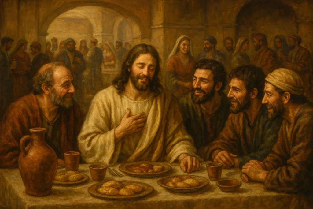 John 2-2 - Jesus Disciples at the Wedding Feast - Gospel of John: Discovering the Way, the Truth, and the Life John 2-2 - Jesus Disciples at the Wedding Feast