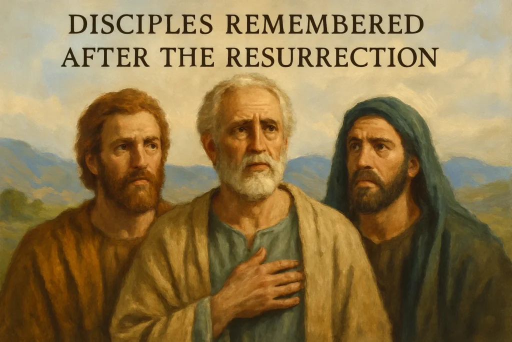 John 2-22 - Disciples Remembered After the Resurrection - Gospel of John: Discovering the Way, the Truth, and the Life John 2-22 - Disciples Remembered After the Resurrection