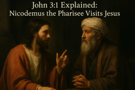 John 3-1 Explained Nicodemus the Pharisee Visits Jesus