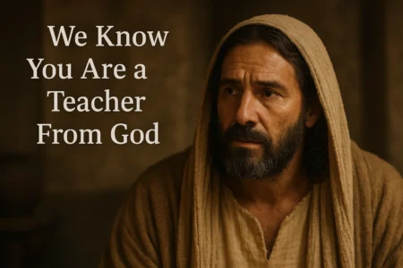 John 3-2 Commentary We Know You Are a Teacher From God - Gospel of John: Discovering the Way, the Truth, and the Life John 3-2 Commentary We Know You Are a Teacher From God